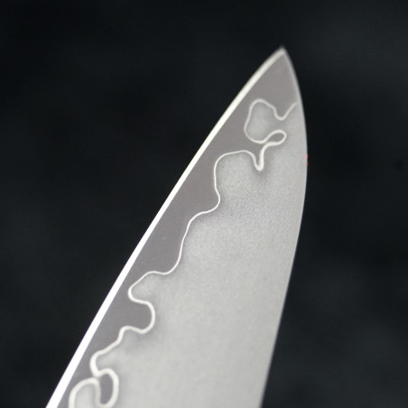 Japonský kuchařský nůž plátkovací 225 mm Dellinger Okami 3 layers AUS10