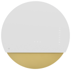 Ciarko Design Odsavač šikmý komínový Eclipse White Gold (CDP6001BZ)