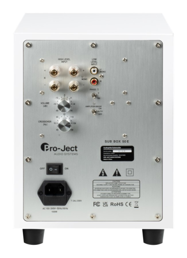 Pro-Ject Sub Box 50 E High Gloss White