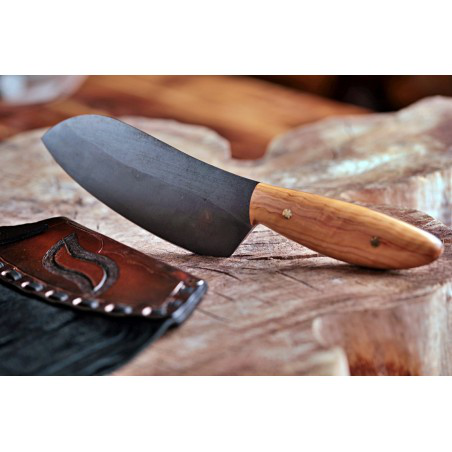 nůž BBQ Dellinger D2 SAND Olive