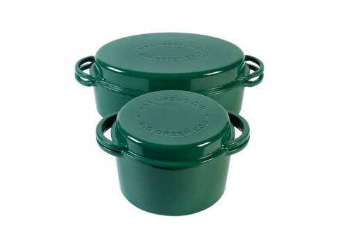 Big Green Egg smaltovaný litinový pekáč oválný 5,2  l