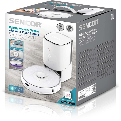 Sencor SRV 9385WH robotický vysavač