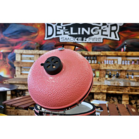 keramický gril kamado Dellinger Smoke&Fire 23,5 růžový