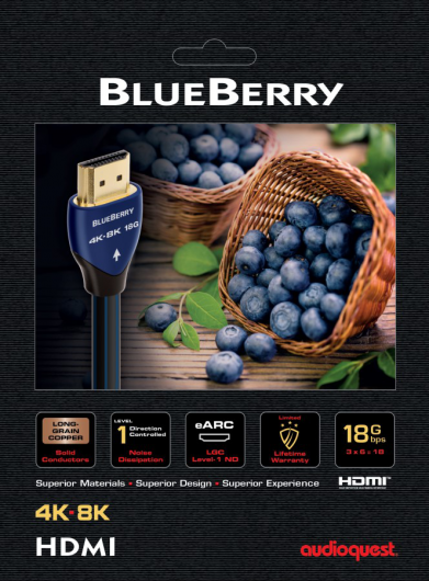 Audioquest BlueBerry HDMI 3,0 m