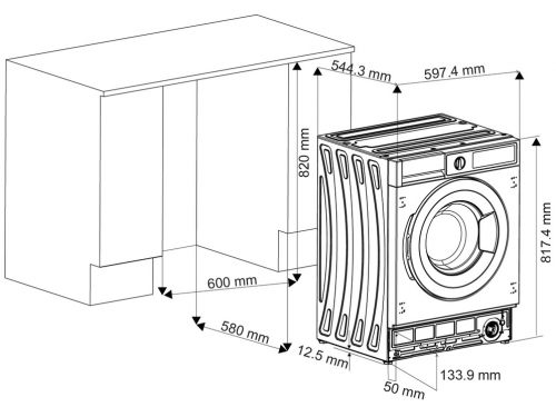 Kluge KWF2481BI