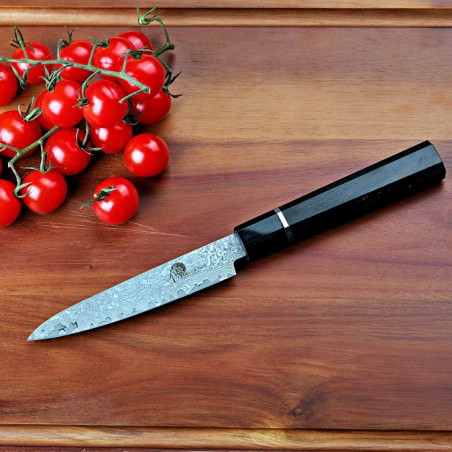 nůž Utility 125 mm Dellinger Octagonal Ebony Wood