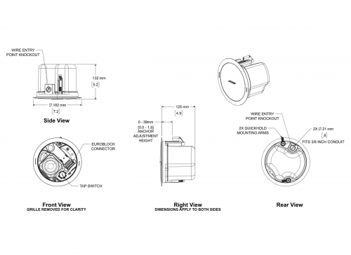 BOSE FreeSpace FS2C White