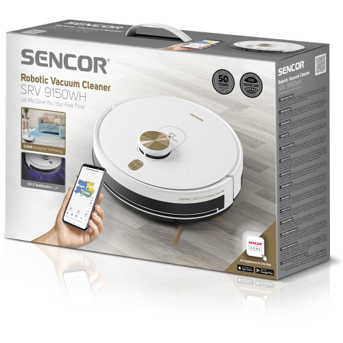 Sencor SRV 9150WH robotický vysavač