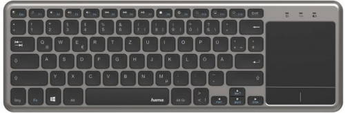 Hama 182653 bezdrátová klávesnice KW-600T s touchpadem