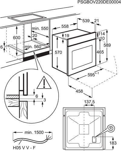 Electrolux EOF3H50BK