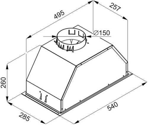 Kluge ODSAVAČ DO SKŘÍŇKY KOV5003BLGH
