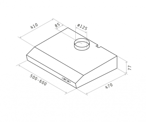 Elica VERVE WH/F/60