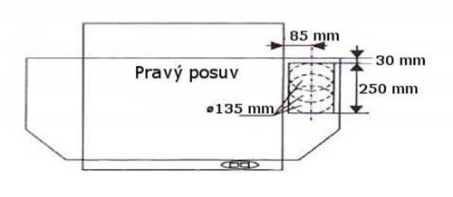 CH Kovo CH100 - 60cm, pravý