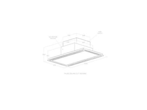 ELICA  HILIGHT-W H30 WH/A/100