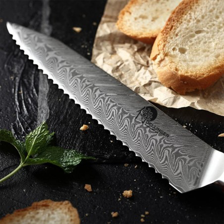 nůž na chléb Bread 8,5 (210mm) Dellinger Rose-Wood Damascus