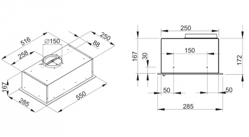 Kluge KOV6150BLG