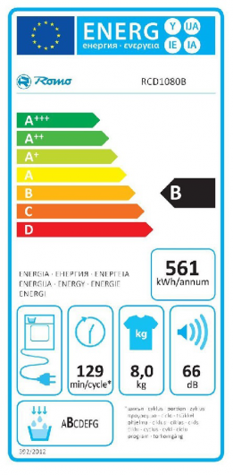 Romo RWF1482B + RCD1080B