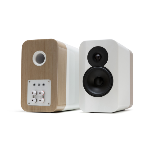 Q Acoustics Q Concept 300 repro regál/bílá/světlý dub + stojan