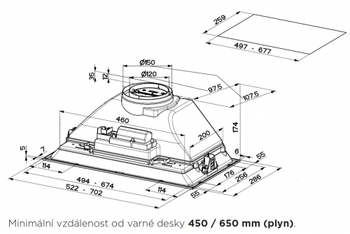 Faber vestavná digestoř Inka Smart HC