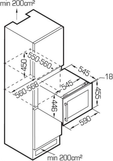 Kluge VINOTÉKA KCW2801B