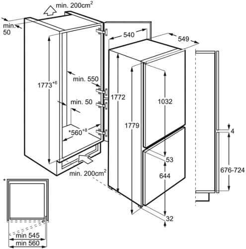 AEG Mastery FlexiShelf SCE818D3FS