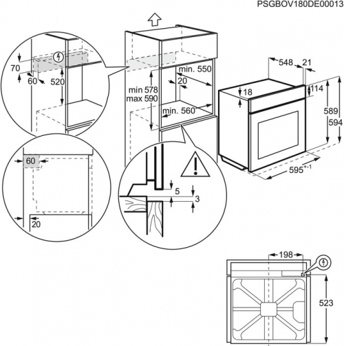 Electrolux EOF3H70V