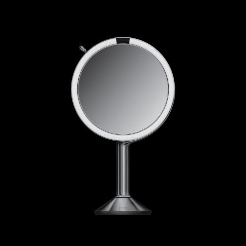 Polti Kosmetické zrcátko Simplehuman Sensor TRIO, LED osvětlení, 1x/5x/10, dobíjecí, matná nerez