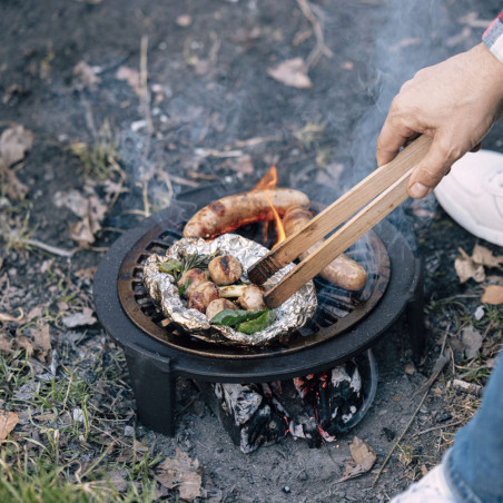 rošt pro grilování a vaření na otevřeném ohni TARAN s nožičkami