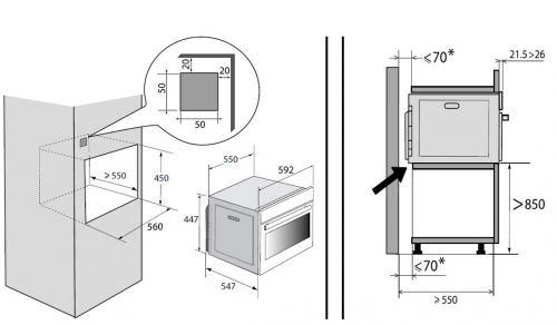 Brandt BKC7154BB