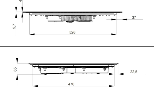 Kluge DESKA INDUKČNÍ KPI6055H