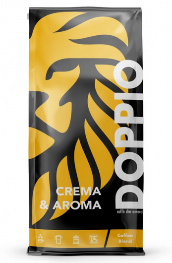 Blue Orca Doppio Crema & Aroma, zrnková káva, 1 kg, Arabica/Robusta (80/20 %)