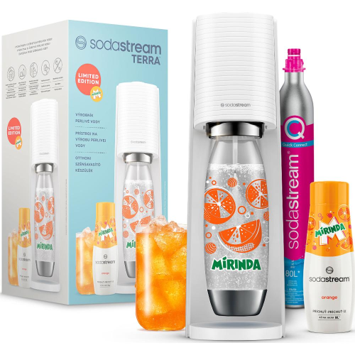 SodaStream TERRA White MIRINDA Mpack