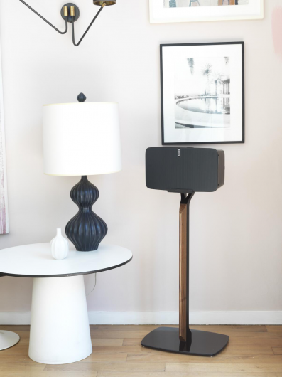 Flexson prémiový podlahový stojan pro Sonos Play:5 černá/ořech, 1 ks