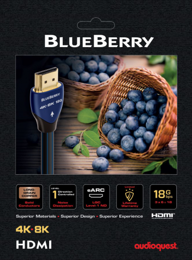 Audioquest BlueBerry HDMI 2,0 m