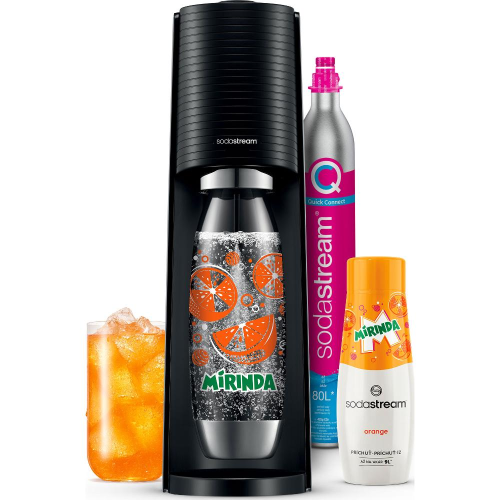SodaStream TERRA Black MIRINDA Mpack