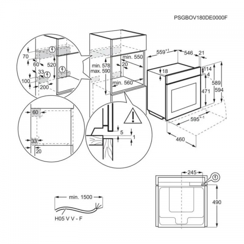 Electrolux EOC9P31WX