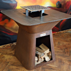 Corten-Steel Big-Chef Gril Dellinger Smoke&Fire