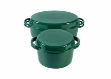 Big Green Egg smaltovaný litinový pekáč oválný 5,2 l